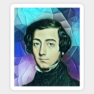 Alexis de Tocqueville Portrait | Alexis de Tocqueville Artwork 6 Sticker